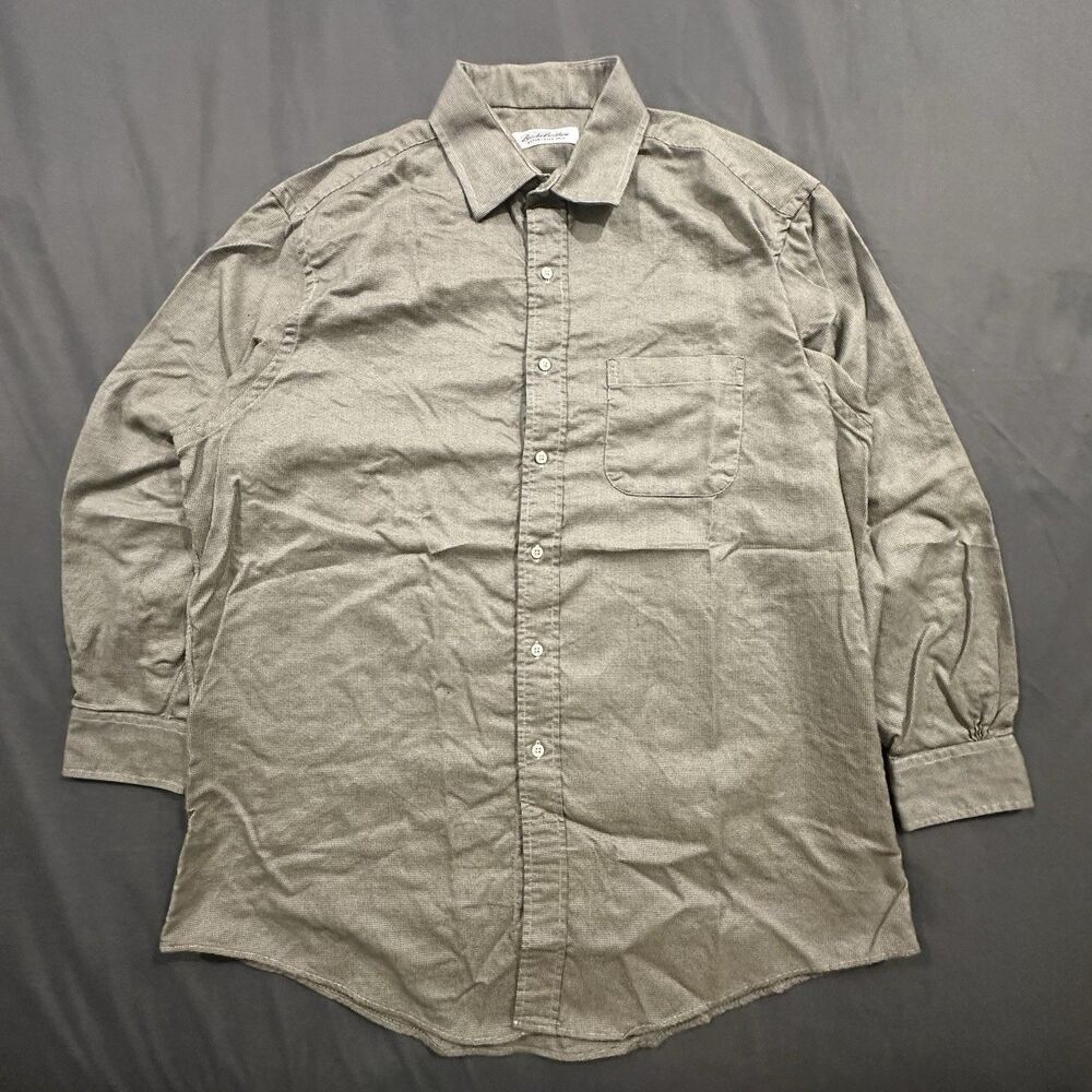 Vintage Brooks Brothers Shirt Mens 17 32/33 Long Sleeve Made in USA Cotton Dress